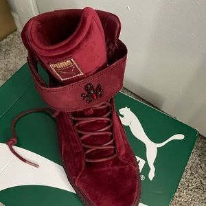 High top puma sneakers
